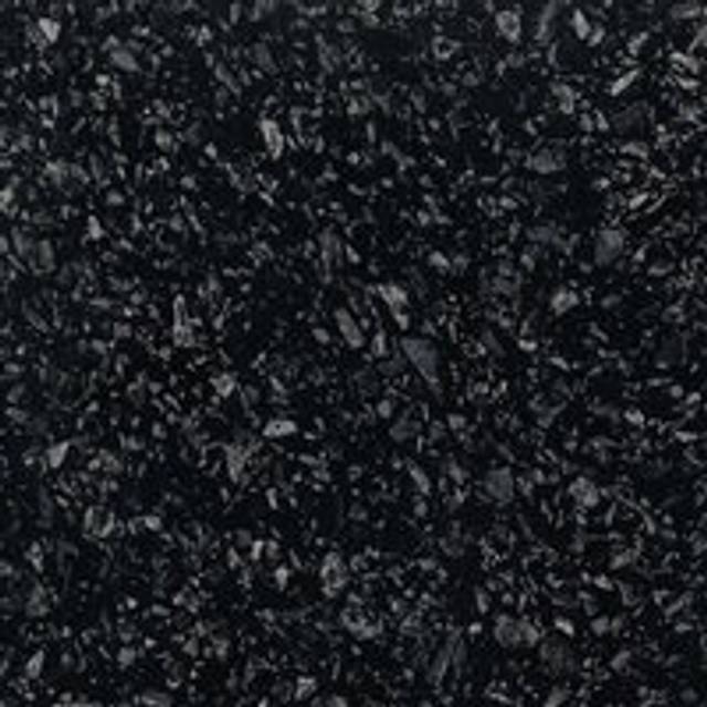 Black Astral Quartz MFC Laminate Kitchen Worktop, W 2000mm x L 28mm x D 365mm, Black