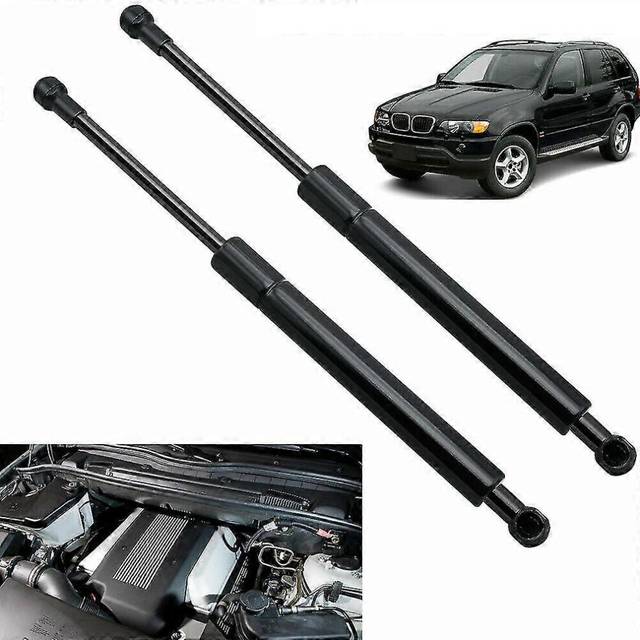 (As show, One size) 2pcs Car Gas Lift Supports Hoods Struts Shock Front For -x5 E53 2000-2006 51238402551