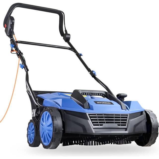 Hyundai 1600W 15'' 38cm Artificial Grass Sweeper Multi-use Brush 45 Litre Collection Bag 5 adjustable sweeping heights 3 Year Warranty