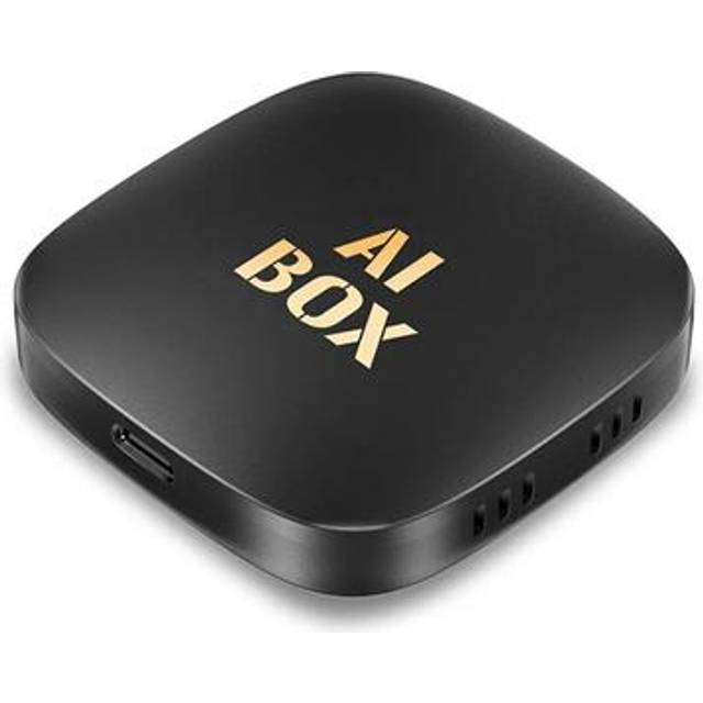 Android 13 CarPlay/Android Auto AI Box med Mirror Link, AirPlay - Svart
