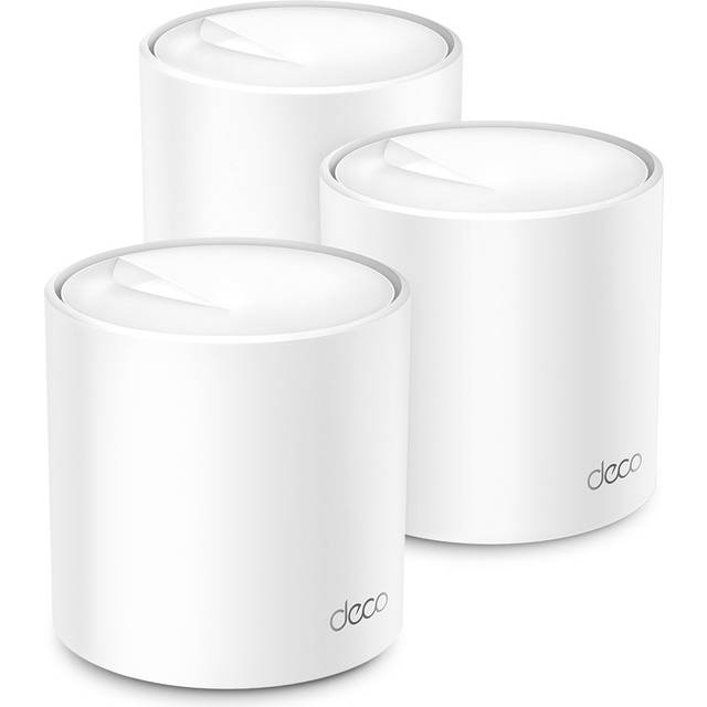 TP-Link Deco X50 (3-pack), Vit, Intern, CE: <20 dBm (2.4 GHz) <23 dBm (5 GHz) FCC: <30 dBm (2.4 GHz) <30 dBm (5 GHz), Dual-band (2,4 GHz / 5 GHz), Wi