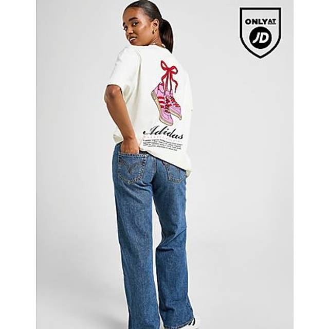 adidas Originals Spezial Bow T-Shirt - White - Womens - L