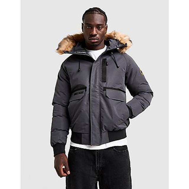 Zavetti Canada Abelli Short Parka Jacket - Grey - Mens