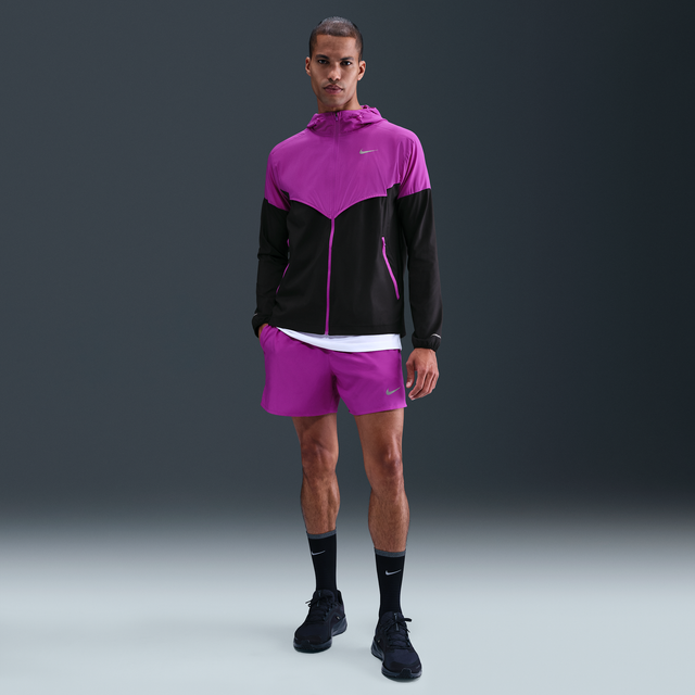 Nike Challenger Men's Dri-FIT 12.5cm (approx.) 2-in-1 Versatile Shorts - Purple - Polyester