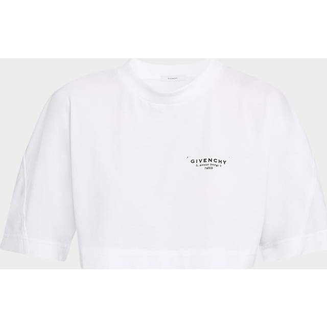 Givenchy Cropped Logo T-shirt - White - XS