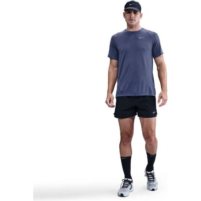 Nike Dri-FIT Stride SS Tee Stl. S Blå