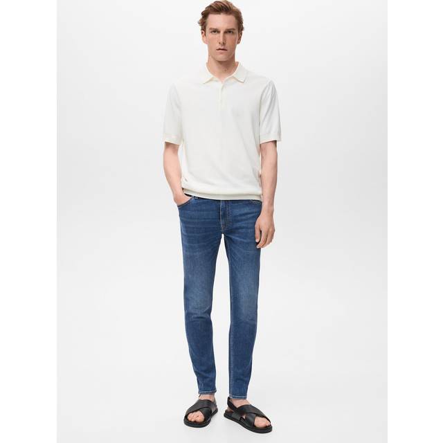Mango Jude Cotton Blend Skinny Jeans