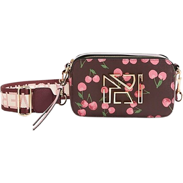 River Island Womens Red Cherry Print Cross Body Bag - One Size