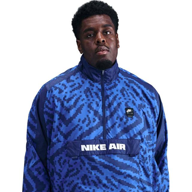 Nike Air Half Zip AOP Jacket - Blue - Size 3XL