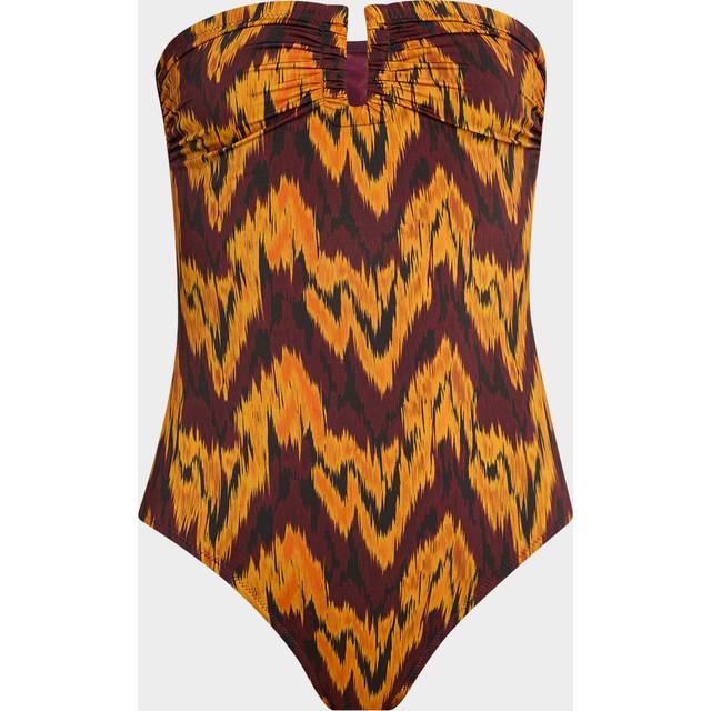 Monterey Strapless One-Piece Swimsuit - TERRA - Small