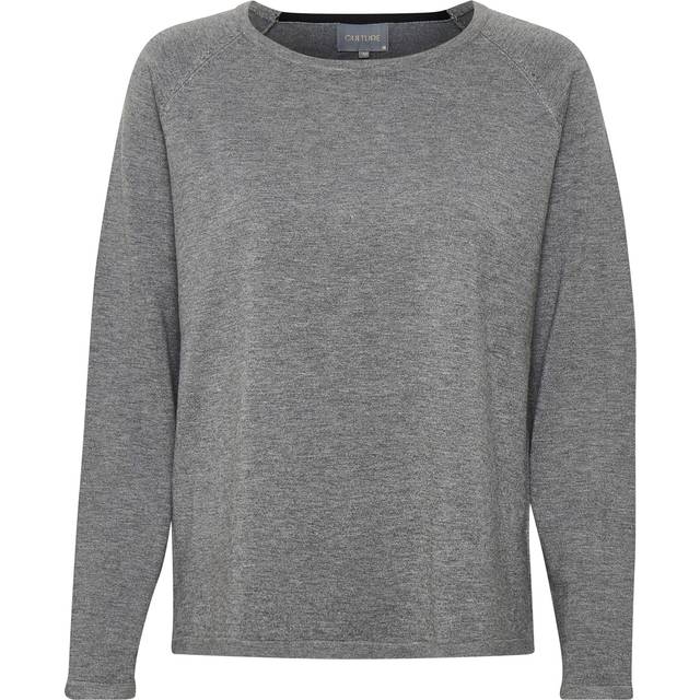 Woman sweater CULTURE Annemarie Solid - Gris