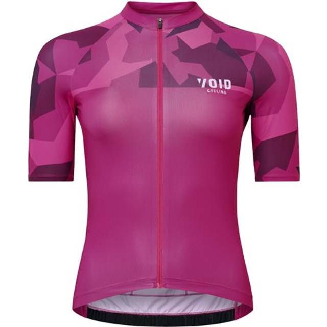 Cykeltröja Void Abstract Jersey SS Women Camo Fuchsia xs