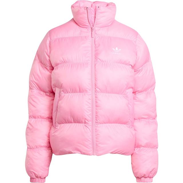 adidas Originals Adicolor Short Puffer Jacket, Pink, Size Xs, Women - XS