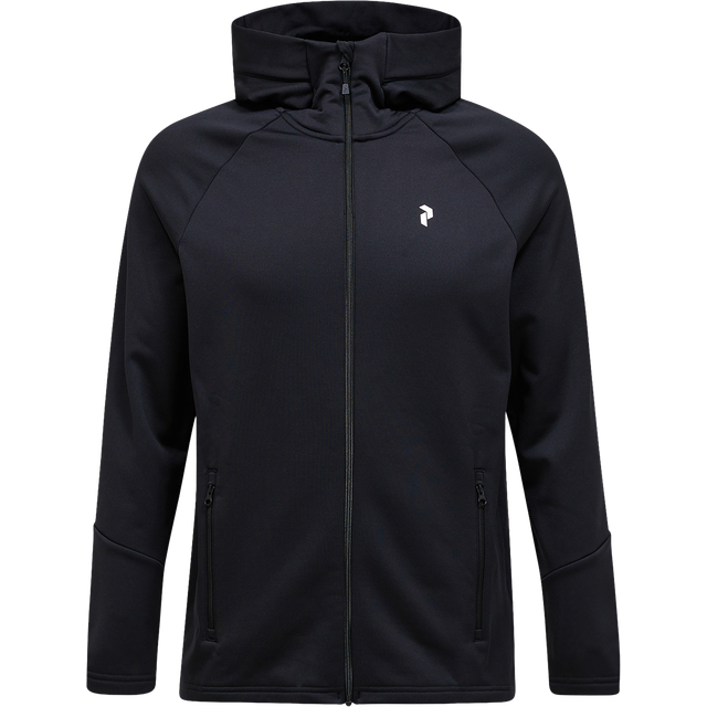 Rider Essentials Zip Hood M Black/Black (M) - Svart (M)