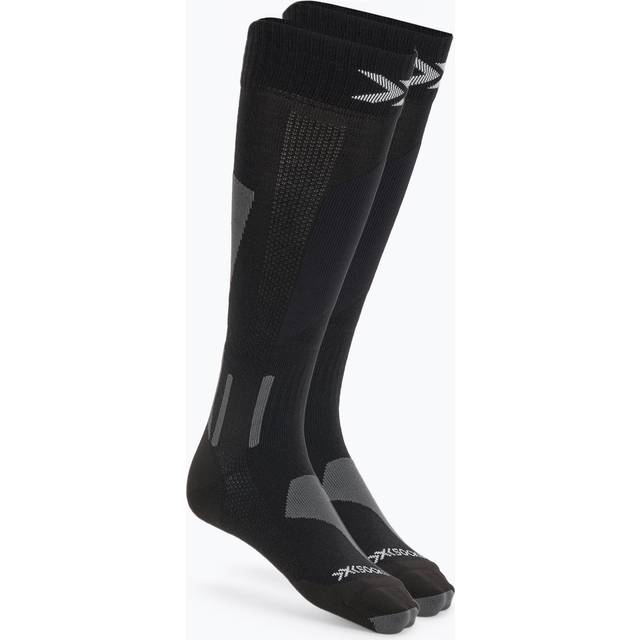 X-Socks Ski Discover Merino OTC - Skidstrumpor X-Black / Grey 45 - 47