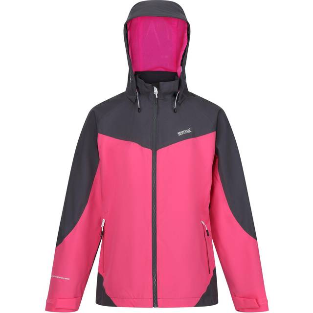 (8 UK, Flamingo Pink/Seal Grey) Regatta Womens/Ladies Bosfield II Waterproof Jacket