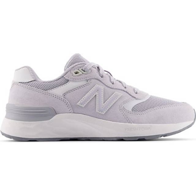New Balance for woman. WW880V7 Leather Shoes Fresh Foam Walking 880 v7 grey (40 D), Flat, Laces, Casual, Sport, Outdoor, Multisport