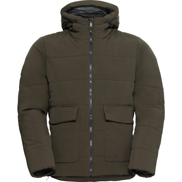 Jack Wolfskin Mens Northern Lite Hooded Insulated Jacket - Khaki - S
