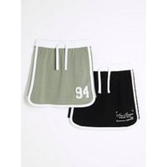River Island Girls Green Pack Of 2 Runner Skirts - 7-8 Yrs