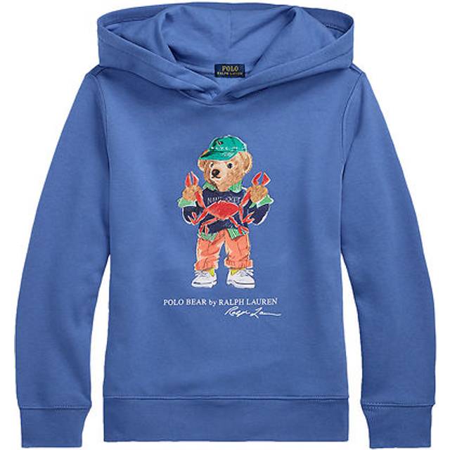 Polo Ralph Lauren Hoodie - Blå m. Gosedjur - Polo Ralph Lauren - 2 år (92) - Hoodie