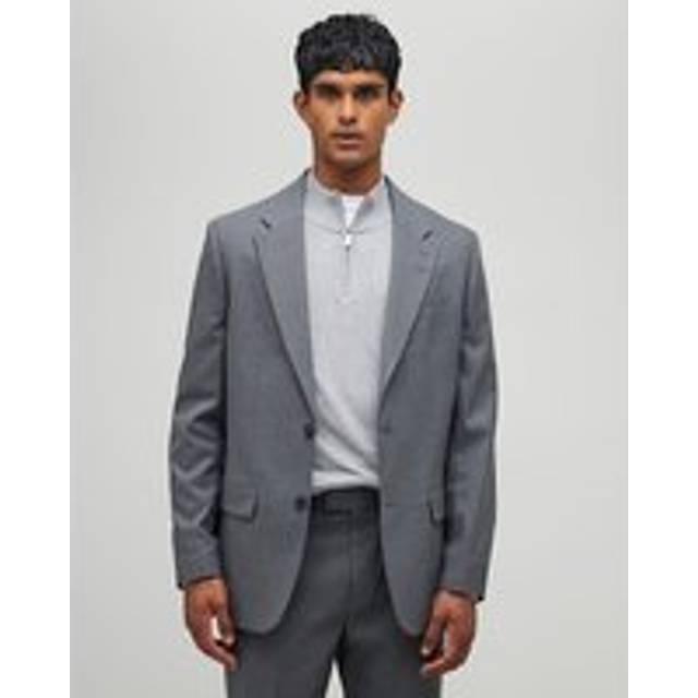 Mens River Island Grey Regular Fit Suit Jacket - 44R