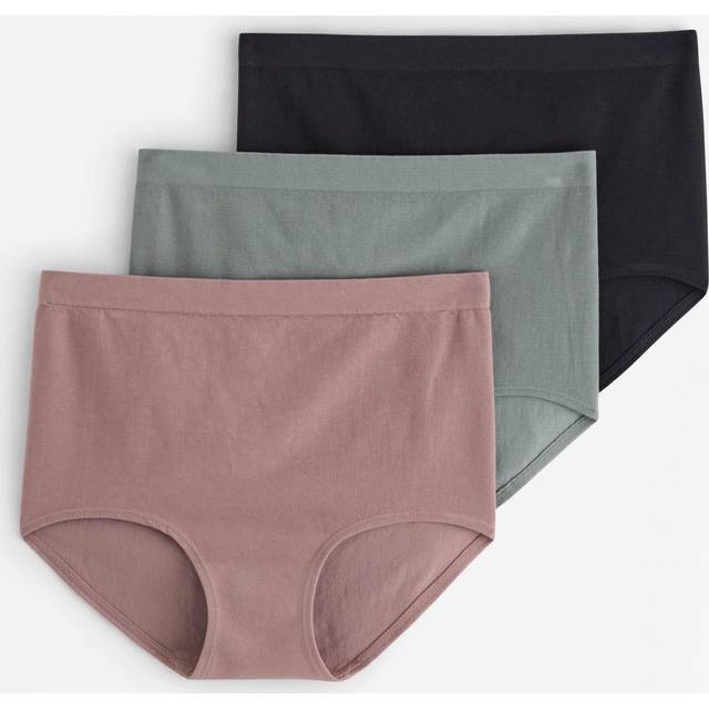3-pack seamless trosor med hög midja