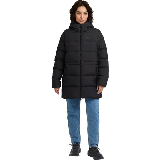 Jack Wolfskin - Women's Frozen Palace Long RDS Jacket - Parka size S, black