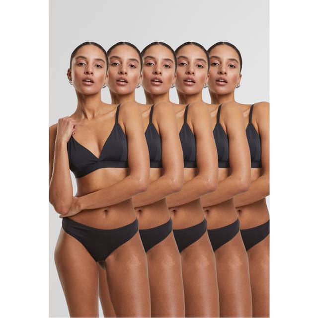 UC Ladies UC Bamboo Tanga 5-Pack Black / L Underkläder
