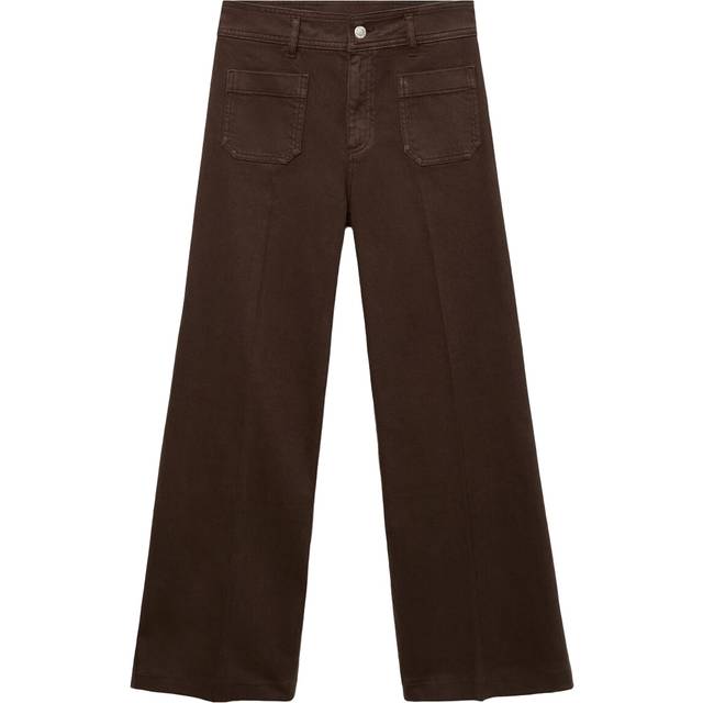 Mango Jessie Patch Pocket Wide Leg Jeans