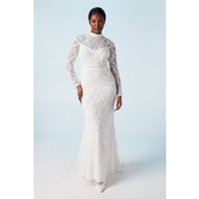 Coast Ivory A-line Dress Womens Bridal Dresses