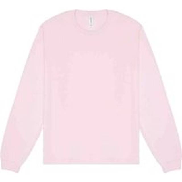 (S, Soft Pink) Bella + Canvas Unisex Adult Heavyweight Boxy Long-Sleeved T-Shirt