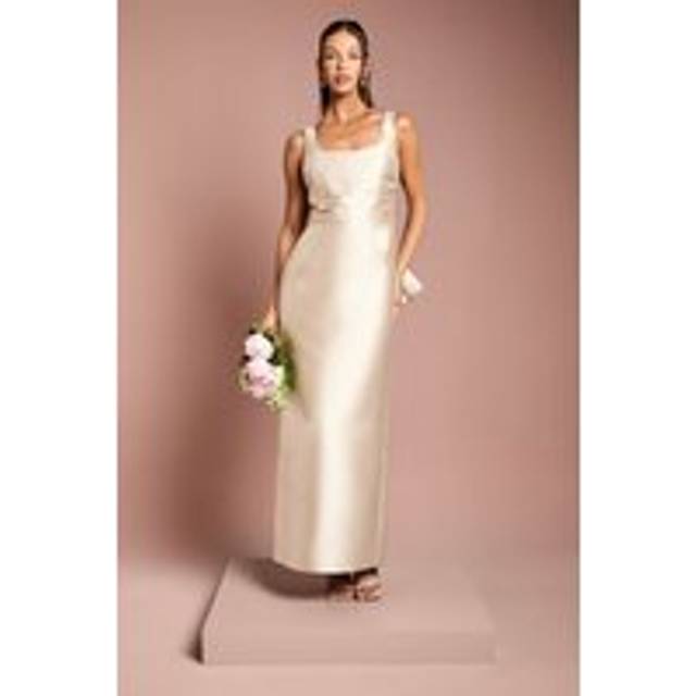 Coast Champagne Column Dress Womens Bridesmaids Dresses