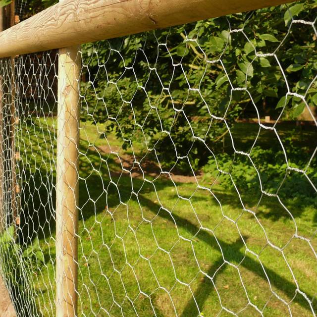 TEMU 0.9m X 50m Chicken Mesh Wire Fencing Galvanised Netting Rabbit Fence