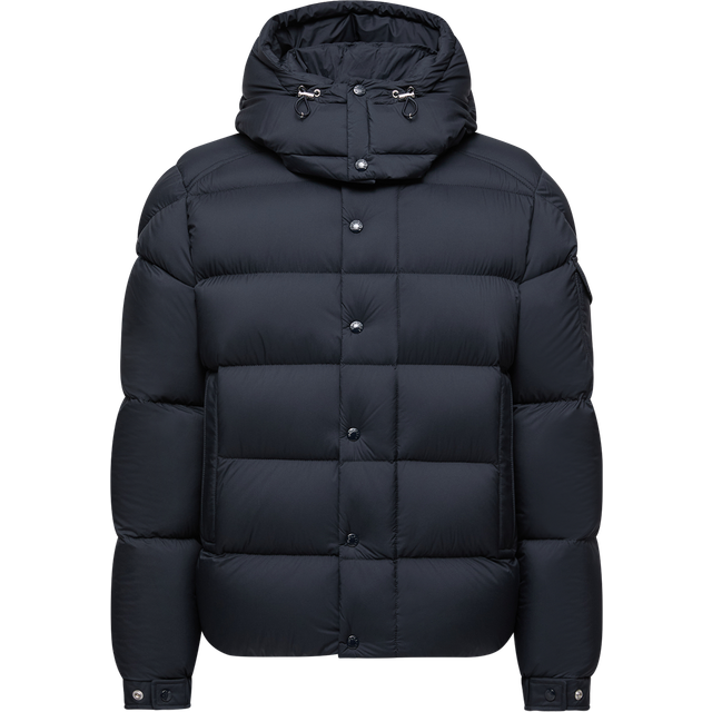 MONCLER COLLECTION Maya 70 Hooded Short Down Jacket, Men, Blue, Size: 1