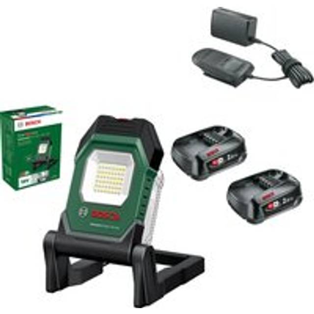 Bosch UNIVERSALWORKLIGHT 18V-2100 P4A 18v Cordless LED Work Light 2 x 2ah Li-ion Charger No Case