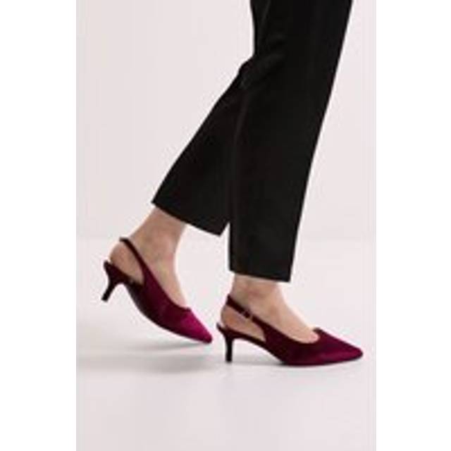 Dorothy Perkins Dark Red Court Shoes Womens Daywear Heels