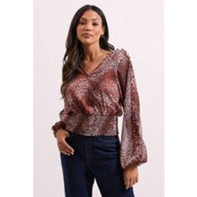 Dorothy Perkins Animal Top Womens Casual Tops