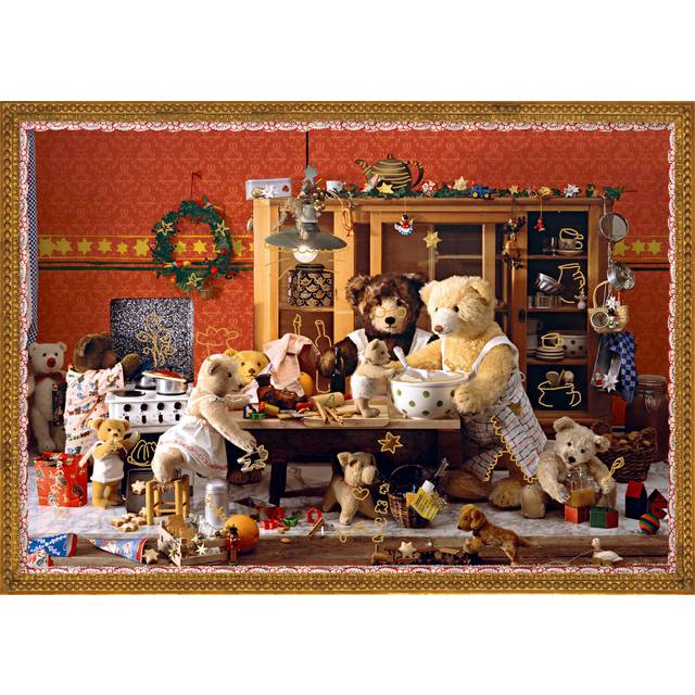 A4 Luxury Flat Christmas German Advent Calendars Calendar- Free Post In Uk