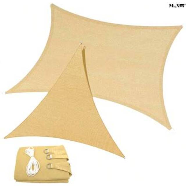 SHEIN Multi-Shaped Polyethylene Sun Shade Sails, Waterproof, Anti-UV, Breathable, Features: Rectangular Design, Suitable For Outdoor Activities, Patio, Gard