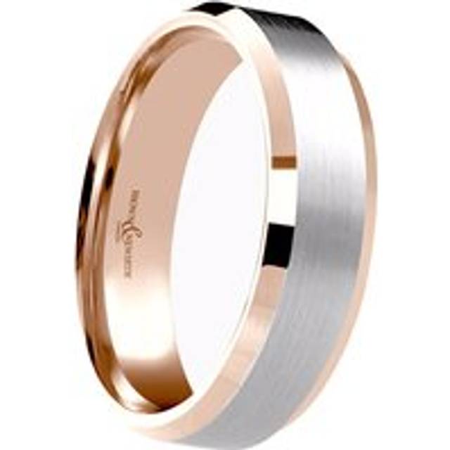 Platinum and 18ct Rose Gold 5mm Diverse Wedding Ring