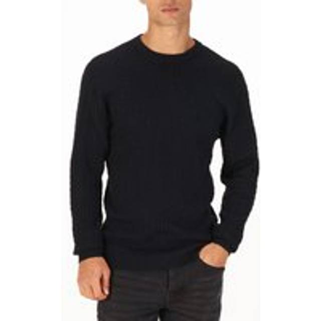 Luke 1977 Men The Hamptons Knitted Jumper in Black | Size: 2X-large - XXL