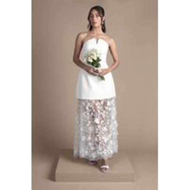 Coast Ivory A-line Dress Womens Bridal Dresses