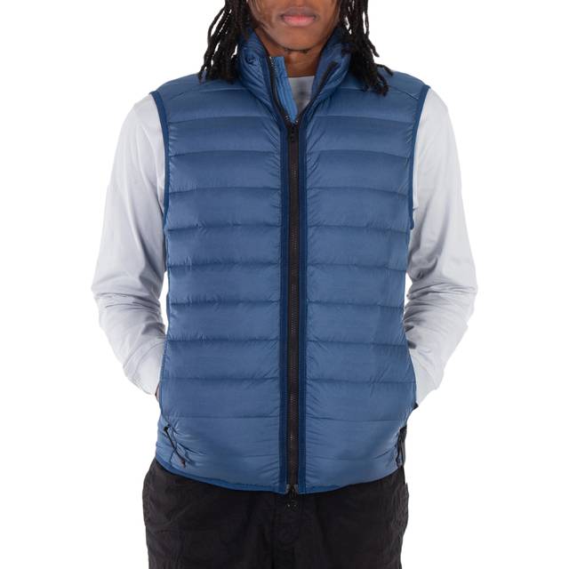 Stone Island Recycled Nylon Down Vest - Blue