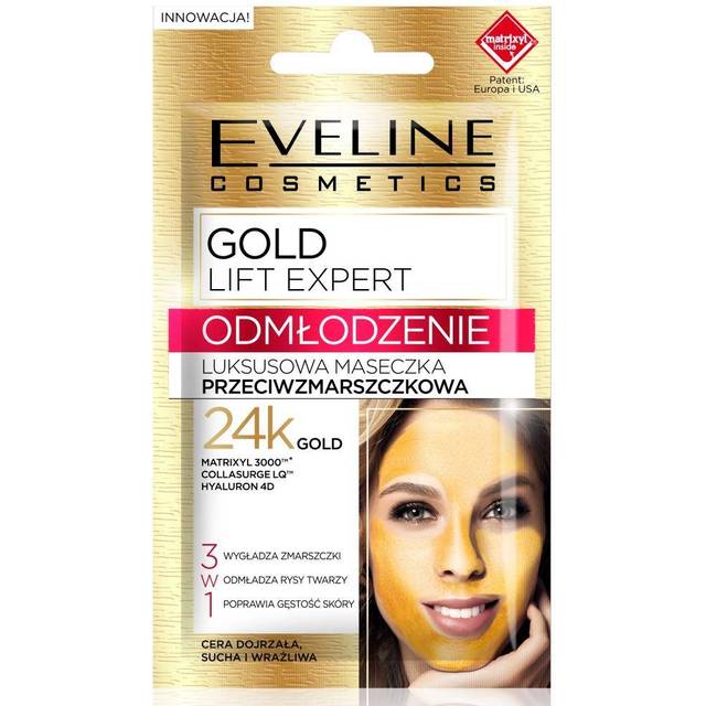 Eveline Cosmetics Gold Lift Expert Luxury Anti-Wrinkle Mask 7ml