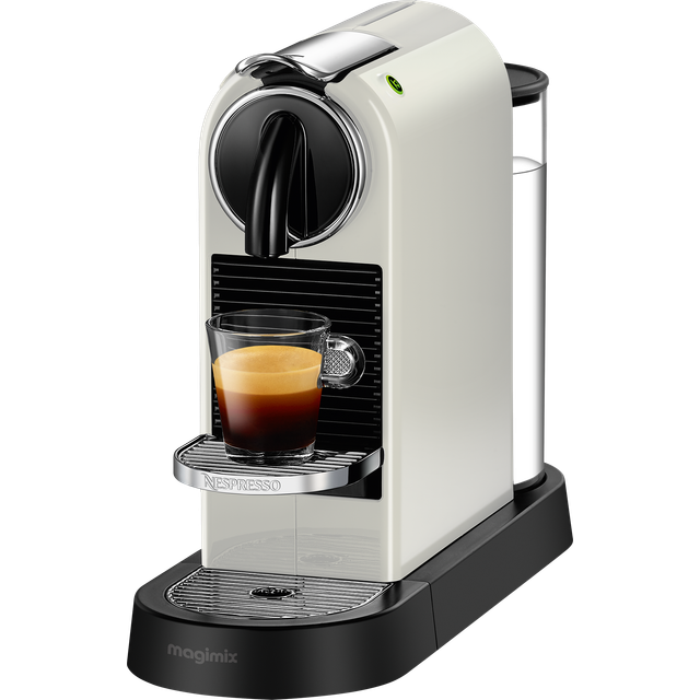 Nespresso Citiz 0132191165 Kaffemaskin, Vit, Svart, 11.91 x 37.39 x 25.5 cm