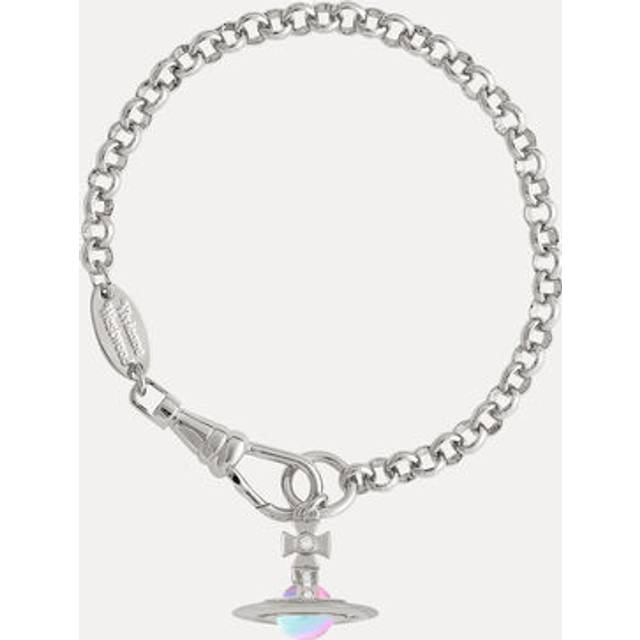 Vivienne Westwood New Petite Orb Bracelet Platinum-white-crystal-pink-ab-cz Platinum-white-crystal-pink-ab-cz Women - PLATINUM-WHITE-Crystal-PINK-AB-CZ - ---