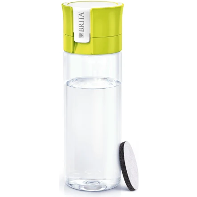 BRITA Fill&Go Vital - vattenfiltreringsflaska - lime - Storlek 7.2 cm - Höjd 22 cm - 0.6 L