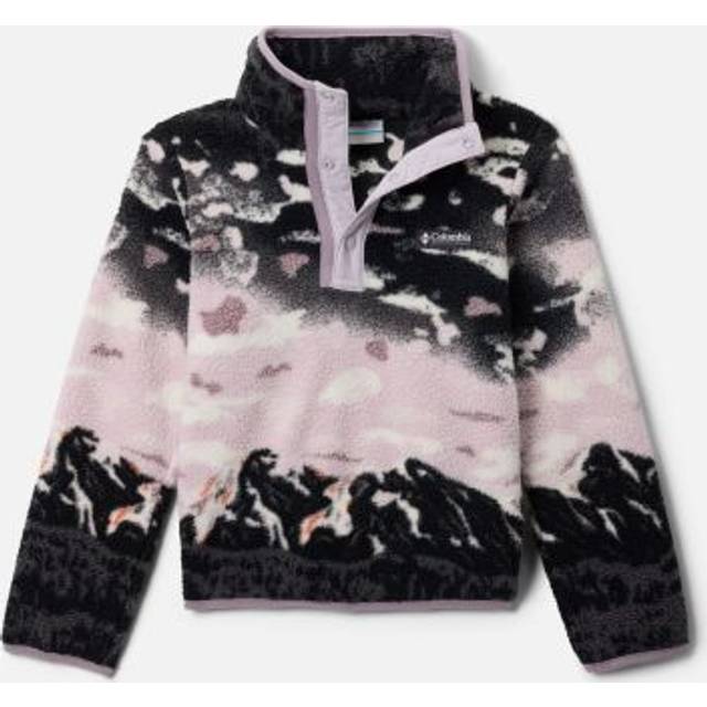 Columbia Kids' Helvetia II Printed Half Snap Fleece Pullover- - Purple (L)