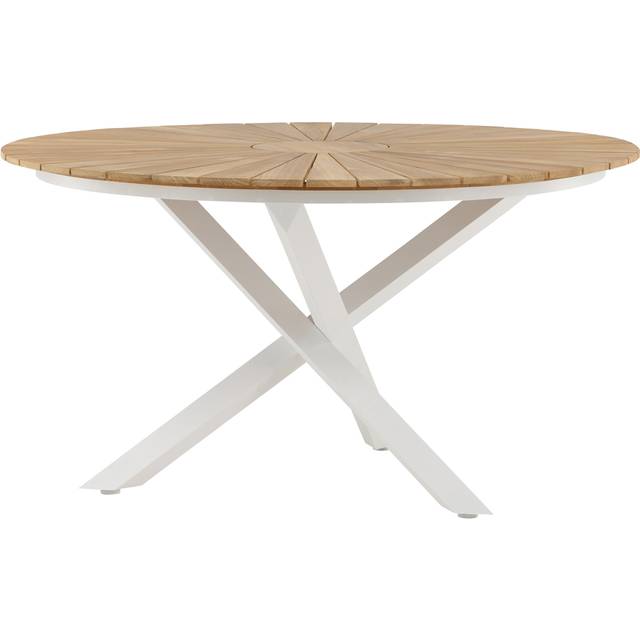 Venture Design Mexico matbord Vit/teak 140 cm