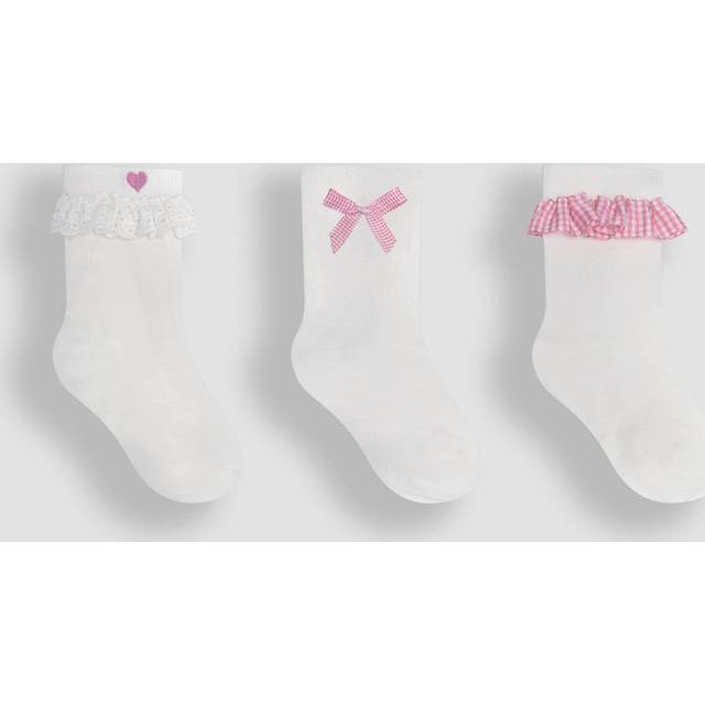 Blue Frilly Socks 3 Pack